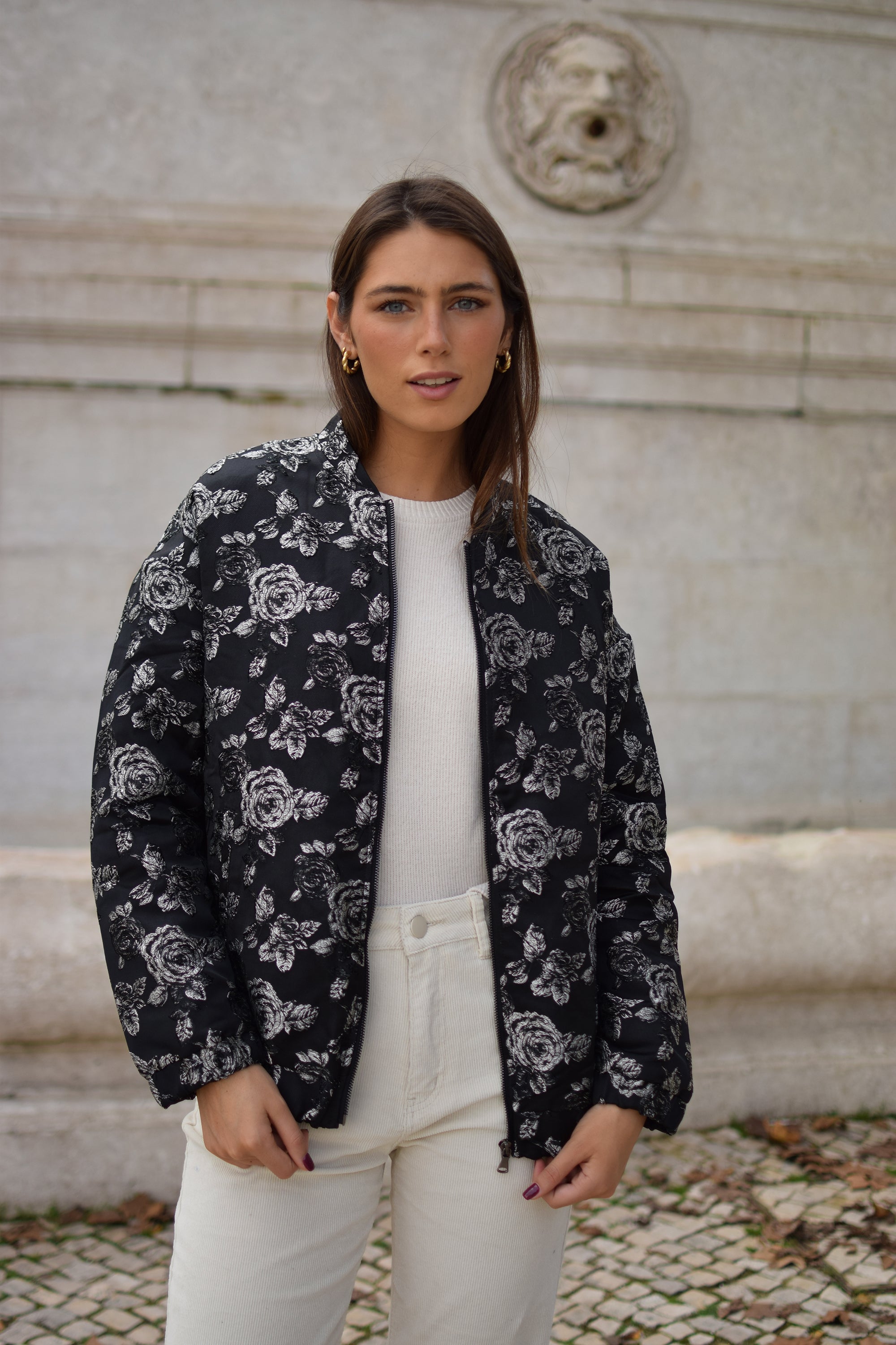 Casaco best sale bomber floral